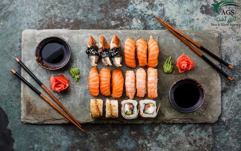 سوشی غذای ژاپنی